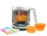 Baby Brezza Small Baby Food Maker Set – Cooker and Blender in One to Steam and Puree Baby Food for Pouches - Make Organic Food for Infants and Toddlers - Includes 3 Pouches and 3 Funnels - Image 3