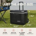 Coleman Xtreme Rolling Cooler with Wheels, Extra-Walled Insulation Keeps Ice up to 5 Days, Portable Wheeled Hard Chiller - Image 4
