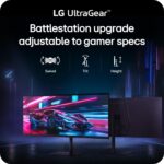 LG 34G630A-B 34-Inch Ultragear WQHD (3440 x 1440) Curved Gaming Monitor, 240Hz, 1ms, FreeSync Premium, DisplayHDR 400, Built-in Speaker, HDMI, DisplayPort, USB Type-C, Tilt/Height/Swivel Stand, Black - Image 6
