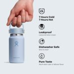 Hydro Flask Micro Bottle - Insulated Mini Leak Proof Flask for Purse or Pocket in 6.7 Oz Trillium Pink - Image 3