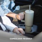 Simple Modern Disney 40 oz Tumbler with Handle and Straw Lid | Insulated Reusable Stainless Steel Water Bottle Travel Mug | Gifts for Women Her | Trek Collection | 40oz | Mickey Mouse Floral Riptide - Image 3