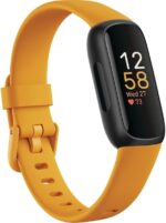 Fitbit Inspire 3 Health & Fitness Tracker with Stress Management, Workout Intensity, Sleep Tracking, 24/7 Heart Rate - 3-Month Google Health Premium Membership Included - Morning Glow/Black - Image 4