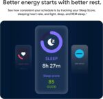 Fitbit Inspire 3 Health & Fitness Tracker with Stress Management, Workout Intensity, Sleep Tracking, 24/7 Heart Rate - 3-Month Google Health Premium Membership Included - Morning Glow/Black - Image 5