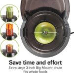 Hamilton Beach Juicer Machine, Big Mouth 3” Feed Chute for Whole Fruits and Vegetables, Easy to Clean, Centrifugal Extractor, Vegetable & Fruit Juicer, BPA Free, 800W Motor, Black - Image 4