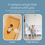 Nanit Nursery Bundle Smart Baby Monitor with Wall Mount – 1080p HD Wi-Fi Camera, Monitoring, Sleep Tracking, Two-Way Audio, Night Vision, Motion & Cry Notifications, White - Image 4
