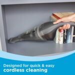 BLACK+DECKER dustbuster Handheld Vacuum, 8V Cordless, Hand Vacuum for Quick Cleanup with Crevice Tool and Washable Filter (HNVC220BCZ01) - Image 4