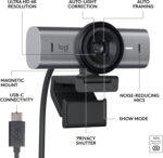 Logitech MX Brio Ultra HD 4K Webcam for Collaboration and Streaming, 1080p 60 FPS, Show Mode, Works with Microsoft Teams, Zoom, Google Meet, Nintendo Switch 2, Graphite - Image 5
