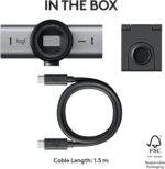 Logitech MX Brio Ultra HD 4K Webcam for Collaboration and Streaming, 1080p 60 FPS, Show Mode, Works with Microsoft Teams, Zoom, Google Meet, Nintendo Switch 2, Graphite - Image 6