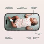 Owlet® Dream Duo (Gen 1) Smart Baby Monitor: FDA-Cleared Dream Sock® Plus Owlet Cam 2 - Tracks & Notifies for Pulse Rate & Oxygen While Viewing Baby in 1080p HD WiFi Video - Image 4