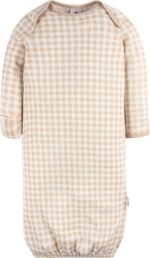 Gerber Baby Girls 4-Pack Sleeper Gown - Image 3
