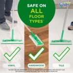 Sweep + Mop, Wet Pads Refill, Floor Cleaner for Dirt, Dust, Hair, Cleaning Cloths for Mopping Home, Bathroom, Kitchen, All Purpose Multi-Surface Floor Wipes, Fresh and Gain, 36ct - Image 3