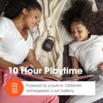 JBL Clip 4 - Portable Mini Bluetooth Speaker, big audio and punchy bass, integrated carabiner, IP67 waterproof and dustproof, 10 hours of playtime, speaker for home, outdoor and travel (White) - Image 4