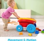 MEGA BLOKS First Builders Toddler Building Toy, Block Scooping Pull Wagon with 20 Pieces and Built-in Storage, Picks Up Blocks, Red, Kids Ages 1+ - Image 3