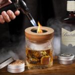 G GOOD GAIN Whiskey Smoker Kit with Torch - Old Fashioned Cocktail Smoker Infuser Kit, 6 Flavors Wood Chips, 4 Ice Stone | Birthday Bourbon Whiskey Gifts for Men, Dad, Husband (No Butane) - Image 3