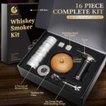 G GOOD GAIN Whiskey Smoker Kit with Torch - Old Fashioned Cocktail Smoker Infuser Kit, 6 Flavors Wood Chips, 4 Ice Stone | Birthday Bourbon Whiskey Gifts for Men, Dad, Husband (No Butane) - Image 4