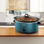 Crock-Pot 7-Quart Manual Slow Cooker, Family Size Serves 8+ People & Fits 6-lb Roast, Removable Stoneware with Warming Setting, Dishwasher Safe for Easy Cleanup, Turquoise - Image 3