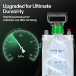 VIVOSUN 1.35 Gal/5L Pump Sprayer, Garden Water Sprayer for Plants, Weeds & Lawn Care, with 3 Nozzles, 50'' Long Hose & Pressure Relief Valve - Image 5