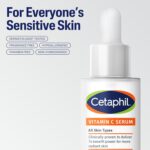 Cetaphil Vitamin C Serum, Visibly Reduces Look of Dark Spots and Hyperpigmentation, Formulated with Niacinamide, Designed for Sensitive Skin, Fragrance Free, Dermatologist Tested, 1oz - Image 3
