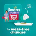 Pampers Diapers - Cruisers 360 - Size 6, 104 Count, Babyproof up to 100% Leakproof Pull-On Diaper - Image 3