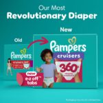Pampers Diapers - Cruisers 360 - Size 6, 104 Count, Babyproof up to 100% Leakproof Pull-On Diaper - Image 6
