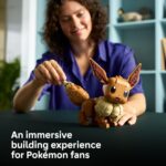 LEGO Pokémon Eevee - Collectible Building Set for Adults, Ages 18+ - Posable Pokémon Figure for Display - Desk, Bookshelf or Home Office Decor - Gift for Men & Women - 72151 - Image 3