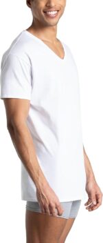 Fruit of The Loom Men's V-Neck Undershirts, Moisture Wicking & Tag Free, Also Available in Tall Sizes - Image 3
