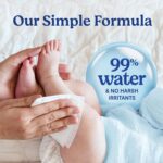Huggies Skin Essentials Baby Wipes, Hypoallergenic, 99% Water, 10 Flip Top Packs (560 Wipes Total) - Image 3