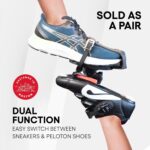 Peloton in Sneakers - Dual Function Toe Cages for Peloton Bike & Bike+ - Converts Pedals - Pedals for Regular Shoes or Peloton Shoes - Fits All Peloton Bikes - Image 4