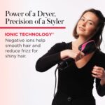REVLON One-Step Hair Dryer and Styler, All-in-One Hair Brush Straightener for Salon-Quality Smooth & Straight Styles, Black - Image 3