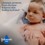 Johnson's Baby Lotion with Coconut Oil, Aloe Vera & Vitamin B5, 72 HR Hydration, Skin Moisturizer, Hypoallergenic, Newborn Safe, Protects From Dryness & Strengthens Skin, Baby Essentials, 3.4 fl. oz - Image 3