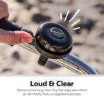 Schwinn Classic Black Bike Bell, Bicycle Accessories, Kids and Adult Bikes, Easy Installation, Loud Ringing Sound - Image 4