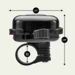 Schwinn Classic Black Bike Bell, Bicycle Accessories, Kids and Adult Bikes, Easy Installation, Loud Ringing Sound - Image 7