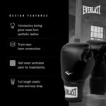 Everlast Prostyle 2 Boxing Gloves, Entry Level Training Gloves for Men and Women, Secure Fit Hook and Loop Closure & Ventilation, Heavy Bag & Speedbag Training - Image 3