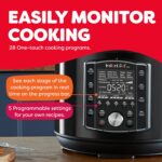 Instant Pot Pro (8 QT) 10-in-1 Pressure Cooker, Slow Cooker, Rice/Grain Cooker, Steamer, Sauté, Sous Vide, Yogurt Maker, Sterilizer, and Warmer, Includes App with Over 800 Recipes, Black - Image 4