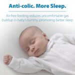Dr. Brown's Natural Flow Anti-Colic Options+ Narrow Baby Bottle Gift Set with Advantage Pacifier & Bottle Travel Caps, 0m+ - Image 3