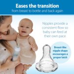 Dr. Brown's Natural Flow Anti-Colic Options+ Narrow Baby Bottle Gift Set with Advantage Pacifier & Bottle Travel Caps, 0m+ - Image 4