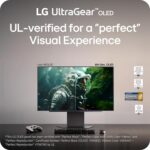LG 27GX700A-B 27-inch Ultragear QHD (2560 x 1440) OLED Gaming Monitor, 280Hz, 0.03ms, NVIDIA G-Sync, AMD FreeSync Premium Pro, VESA DisplayHDR TrueBlack500, with up to DCI-P3 99.5%, HDMI 2.1, Black - Image 4