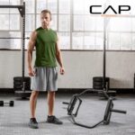 CAP Olympic Trap & Shrug Bar with Elevated Grip, 500-Lb Capacity - Image 4