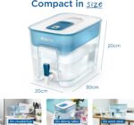 BRITA Flow XXL Water Filter Tank (8.2L) incl. 1x MAXTRA PRO All-in-1 Cartridge - Fridge-Fitting Dispenser for Families and Offices - Now in Sustainable Smart Box (Branding Slightly Different) - Image 3