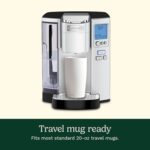 Cuisinart Coffee Maker, Single Serve 72-Ounce Reservoir Pod Coffee Machine, Programmable Brewing & Hot Water Dispenser, 5 Cup-Size Settings, Stainless Steel, SS-10P1, Silver - Image 4