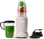 nutribullet Pro Personal Blender, Shakes, Smoothies, Food Prep, and Frozen Blending, 32 Ounce Cup, 24 Ounce Cup, Flip-top Travel Lid, 900 Watt, Matte Linen, NB9-0901LIN