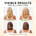 Pantene 2-in-1 Shampoo & Conditioner, Classic Clean - Pro-V Nutrients for Dry, Color-Treated Hair, Healthy Looking Hair Every Wash, Antioxidant-Rich, 27.7 Oz Each, 2-Pack + Rescue Shot (0.5 Oz) - Image 4