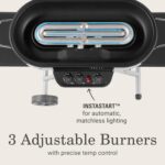 Coleman RoadTrip 285 Portable Stand-Up Propane Grill with 3 Adjustable Burners & Instastart Ignition, 20,000 BTUs of Power for Outdoor Cooking, Camping, Tailgating, Grilling, BBQs, & More - Image 4