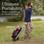 Coleman RoadTrip 285 Portable Stand-Up Propane Grill with 3 Adjustable Burners & Instastart Ignition, 20,000 BTUs of Power for Outdoor Cooking, Camping, Tailgating, Grilling, BBQs, & More - Image 5