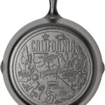 Lodge 12 Inch Cast Iron Skillet – Pre-Seasoned Frying Pan with Teardrop Handle – Oven, Stovetop, Grill & Campfire Use – Made in USA – Non-Toxic, Even-Heating Cookware – California