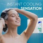 Head & Shoulders Anti-Dandruff Glacier Mint Shampoo, 12.5oz, Cooling, Itch Relief Dandruff Shampoo - Image 4