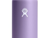 Hydro Flask Water Bottle - Insulated Stainless Steel - Wide Mouth Flex Straw Lid, Non Spill, Leakproof and Refillable in 40 Oz Moonshadow