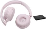 JBL Tune 510BT: Wireless Bluetooth On-Ear Headphones with Purebass Sound - with Cleaning Cloth (Rose, Standard), JBLT510BT-Black-Cloth - Image 3