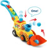VTech Pop-a-Balls Push and Pop Bulldozer, Yellow - Image 2