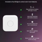 Philips Hue Essential Starter Kit: Bridge + 4 Essential E26 Smart Bulbs,White & Color Ambiance,2200K-6500K,Dimmable,Compatible with Alexa,Google,Samsung SmartThings,Apple Home - Image 6